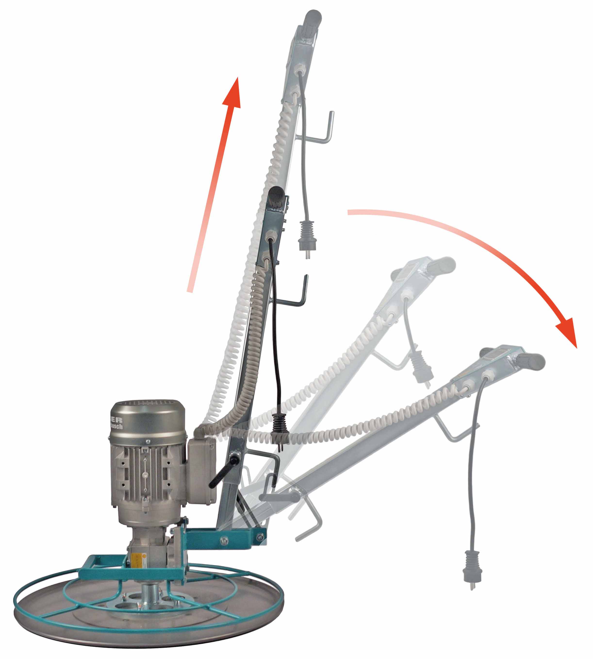 Adjustable Drawbar Smoothing machine K600ETV